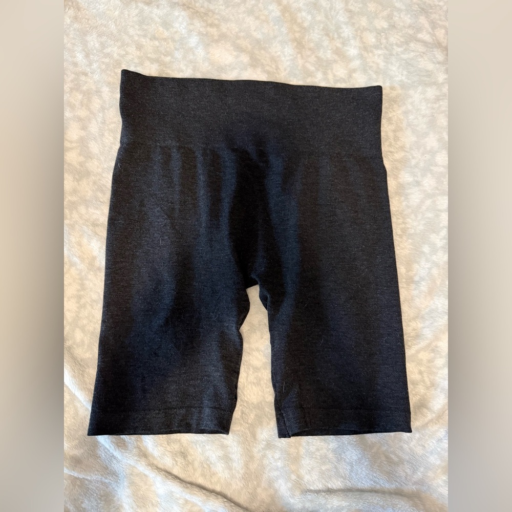 Feathers Maternity Women's Charcoal Bike Shorts